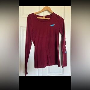 Hollister girls long sleeve shirt Size M